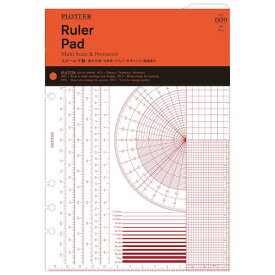 KNOX（ノックス）　プロッター　スケール下敷　A5　PLT0009−A5　77716436　クリアー│システム手帳・リフィル　A5リフィル