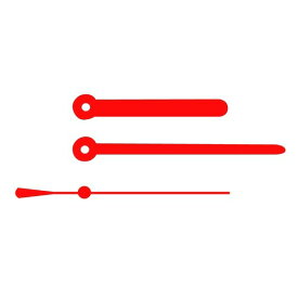 飾り針　赤色仕上げ　SH−27R│その他　クラフト用品　ムーブメント・時計針