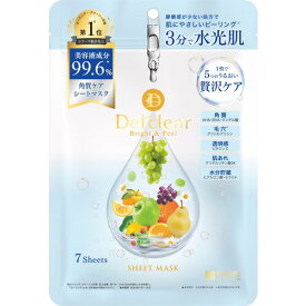 DETクリア（Det　clear）　ブライト＆ピールシートマスク　7枚入