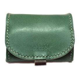 レザークラフトキット　コインパース　緑