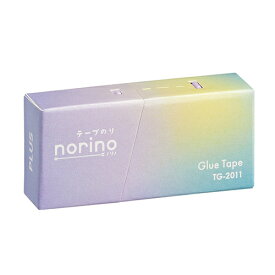 プラス（PLUS）　ノリノ（norino）　紙ケース入りテープのり　6mm　54−491　パープル