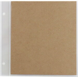 セキセイ スクラップアルバム ALDECOミニ用 スペア台紙 XP‐38P クラフト 5枚入