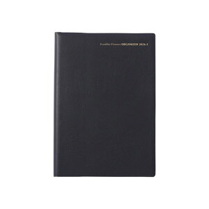 【2026年1月始まり】 フランクリン・プランナー オーガナイザー PVC A6 デイリー1日1ページ 86557 ブラック 月曜始まり