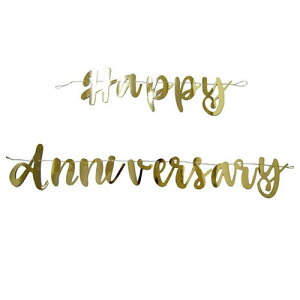 ���j�[�N�@Happy�@Anniversary�@�o�i�[�S�[���h�@U72608