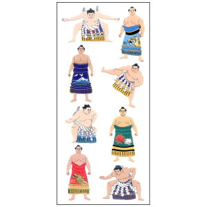 オクヤマ 和風シール JP338 相撲