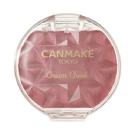 キャンメイク（CANMAKE）　クリームチーク　パールタイプ　P02　ローズペタル│ファンデーション・化粧下地　チーク