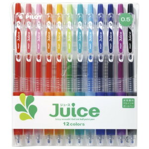 �p�C���b�g�iPILOT�j�@Juice�@�Q���C���L�{�[���y���@�ɍ�0.5mm�@12colors