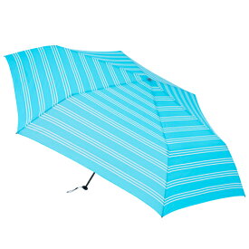 hands＋　超軽量簡単開閉折りたたみ傘　60cm　ブルーボーダー│傘・レインウェア・雨具　折りたたみ傘