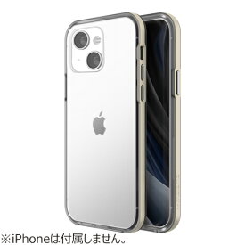 【iPhone13】　モトモ（motomo）　イノ　アクロムシールド（INO　ACHROME　SHIELD）　背面クリアケース　マットベージュ│スマホケース・携帯カバー　iPhoneケース