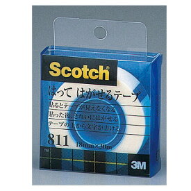 3M　スコッチ　はってはがせるテープ　811−1−18C　18mm│ガムテープ・粘着テープ　セロテープ