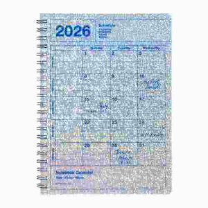 【2026年1月始まり】 マークス(MARK'S) ノートブックカレンダー S 縦型 マンスリーブロック 26WDR-NB11-HO シティライト 月曜始まり