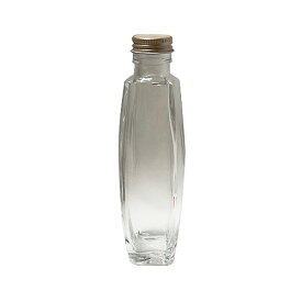 JOHフラワーグラス　ハーバリウム用ビン　オーバル　200mL│実験用品　広口瓶・細口瓶