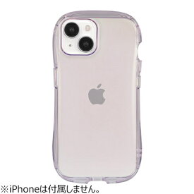 【iPhone15／14／13】　グルマンディーズ　クリスタルクリアケース　ライトピンク│スマホケース・携帯カバー　iPhoneケース