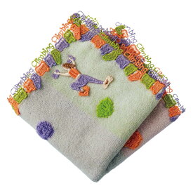 近沢レース店　シーズンタオルハンカチ　ボルダリング　オレンジMIX