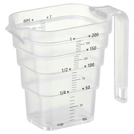 山崎実業　タワー（tower）　マグネット　段々計量カップ　200mL　6919　ホワイト