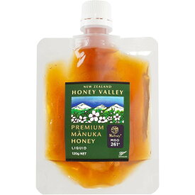【クーポン利用で2000円〜★12/18まで】 プレミアム マヌカハニー MGO 261+ ｜ 120g │ 300g │ 送料無料 お試し はちみつ 非加熱 ハニーバレー ニュージーランド産 非加熱はちみつ 無農薬 無添加 子供 効果 パウチ エコパック ナトゥリー NaTruly