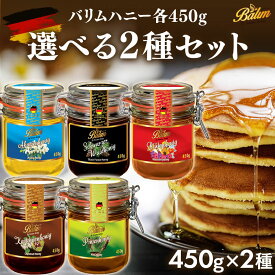 はちみつ バリムハニー 選べる ドイツ産 はちみつ 450g×2個セット Balim バリム ハニー 非加熱 はちみつ 生はちみつ ハチミツ 蜂蜜 アカシア ハニーデュー 甘露蜜 低GI 高品質 美味しい 人気 活性力 送料無料