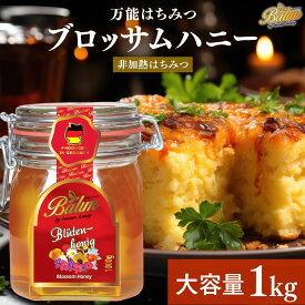 バリム ブロッサムハニー 1kg ドイツ産 百花蜂蜜 1kg 百花蜜 Balim バリム ハニー はちみつ 非加熱 ハチミツ 蜂蜜 ブロッサムハニー はちみつ 非加熱 低GI 美味しい 人気 活性力