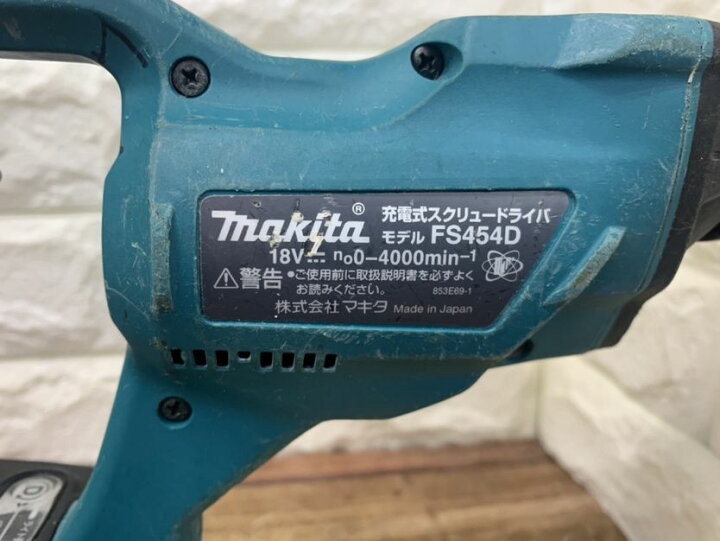 楽天市場】▽【中古】makita マキタ 18V 充電式スクリュードライバー  