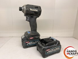 ♪♪【中古品】 マキタ TD001G 40V インパクトドライバ 純正バッテリー2個付き ※充電器なし makita 【中古】