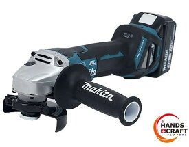 ☆【未使用】makita マキタ 100mm充電式ディスクグラインダー GA418DRGX バッテリ18V6.0Ah×2 充電器 ケース付 パドルスイッチ　純正品【新古品】【中古】