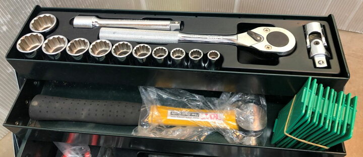 楽天市場】▽【中古品】 HLT MTS-1000 整備工具46点セット（ケース含む 