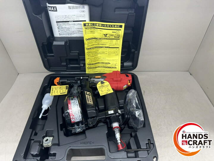 楽天市場】♪ 【未使用】MAX HV-R41G5-G 高圧ねじ打ち機 マックス 