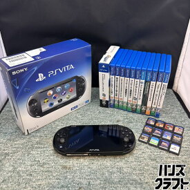 ◎【中古品】 PSVITA PCH-2000 ZA11 本体 ブラック 専用ソフト24本セット ※ソフトタイトルは説明欄に記載 【中古】