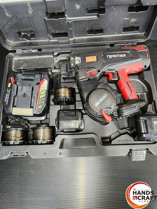 楽天市場】♭【中古】MAX 充電式鉄筋結束機 RB-440T-B2CA/1450A 