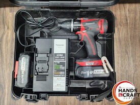 ♭【中古】パナソニック 充電マルチインパクトドライバー EZ75A9LJ2G-R 14.4V 3.3Ah バッテリー2個 充電器 ケース【中古】　
