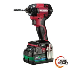 ☆【未使用】ハイコーキ HIKOKI インパクトドライバ WH36DD(2XHRSZ) バッテリ2個 充電器 ビット付 フルセット品 スコーピオンレッド 純正品【新古品】【中古】