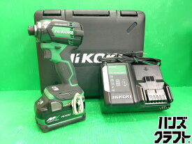☆【中古】 HIKOKI 18V インパクトドライバー WH18DC バッテリ×1個・充電器付 ハイコーキ