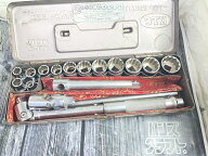▽【中古】KTC　京都機械工具　ソケットレンチセット【中古】