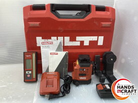 【ジャンク品扱い】HILTI ヒルティ PM30-MG 墨出し器 バッテリー 充電器 受光器 グリーンレーザー