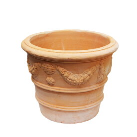植木鉢 テラコッタ鉢 素焼き鉢 フローレンス鉢 VT63 30 高さ:約25cm （4035550）送料別 通常配送