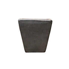 植木鉢 化粧鉢 グレーズド スクエアポット ブラック 10×10 （7046154） 送料別 通常配送