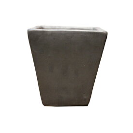 植木鉢 化粧鉢 グレーズド スクエアポット ブラック 15×15 （7046162） 送料別 通常配送