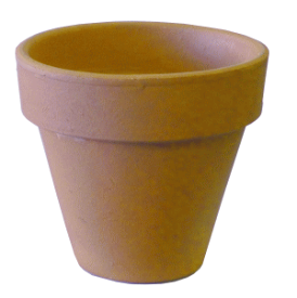 植木鉢 朱温鉢風テラコッタ鉢 7号 （1035568）送料別 通常配送