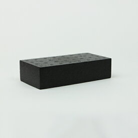 スチロールブロック / 発泡スチロール ブロック K-レンガ ブラック サイズ：200×100×50mm 【mono】 6147380 送料別 通常配送(85k15) / レンガ レンガブロック