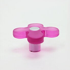 プラスチック製ツマミ 花 ピンク 幅約50mm 161-50SN19MV11 家具 取っ手 （3060012）送料別 通常配送