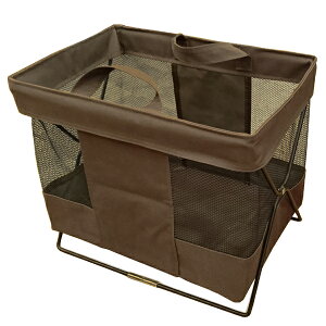 バスケット 手荷物収納ボックス メッシュ 37×25 HTB-S BR (3888568) 取寄せ商品 送料別 通常配送