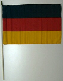 国旗 ドイツ 棒付き小サイズ 旗：30cm×45cm 棒の長さ：60cm （6662307）送料別 通常配送