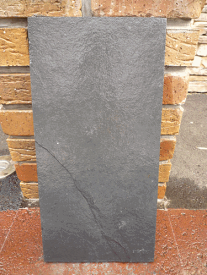ステップストーン / 天然石 敷石 TORVALE ブラック／ダークグレー系 中 約56cm×約27.5cm 3219550 送料別見積 大型・割れ物