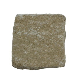 ピンコロ石 天然石 ピンコロ MINT ホワイト／ベージュ／イエロー系 約9cm×約9cm×約9cm 3226301 送料別 通常配送