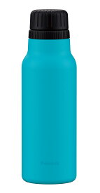 The-peacock ピーコック 水筒 炭酸飲料対応 600ml ダイレクトボトル シアンブルー AJH-60 AC | 保冷 真空断熱構造 直飲み スポーツ飲料対応 飲み口 抗菌加工 本体丸洗い可能 0.6L ステンレス 細口タイプ