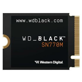 Western Digital ウエスタンデジタル 内蔵SSD 1TB WD Black SN770M ゲーム向け ROG Ally 対応 Steam Deck 対応 PCIe Gen4 M.2-2230 NVMe WDS100T3X0G-EC | 高速ストレージ アップグレード ゲームデバイス 高速データ転送 読み書き ロード時間短縮 内蔵ドライブ 高性能