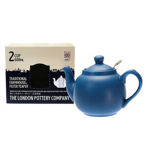 London Pottery �����h���|�^���[ �t�@�[���n�E�X �e�B�[�|�b�g 2�J�b�v�p �m���f�B�b�N�u���[ LPFHTPOT2BLU