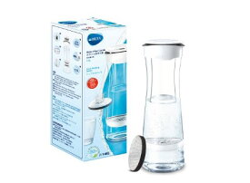 BRITA ブリタ 浄水ポット フィル ＆ サーブ ハーフイヤーパック BJ-SWG6CUJP | ホワイト 浄水器 フィルター6枚付き ろ過容量 0.5L 全容量 1.3L