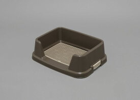 アイリスオーヤマ トレーニング犬トイレ 幅約51.0×奥行約39.0×高さ約15.4cm レギュラーサイズ 抗菌 スノコ付き トイトレ 犬用 ブラウン TRT-500 IRIS OHYAMA