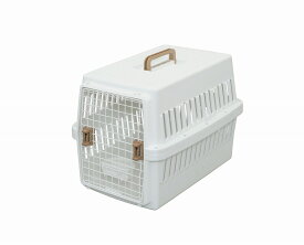 アイリスオーヤマ エアトラベルキャリー Mサイズ 幅47×奥行67×高さ51cm ペットキャリー 猫 キャリー 中型犬用 飛行機可 ホワイト ATC-670 IRIS OHYAMA